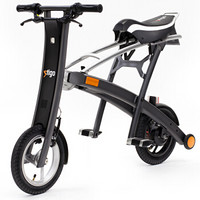 Stigo 电动车 电动代步车 可折叠 助力自行车 迷你单车成人代驾代步车 Classic 经典灰（经典款）