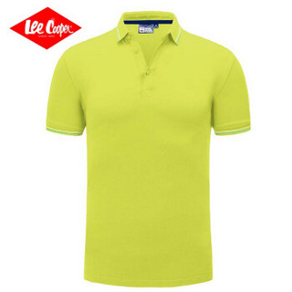 Lee Cooper    短袖POLO衫2019新款时尚休闲打底衫潮流百搭款 LZ-2758 果绿 4XL