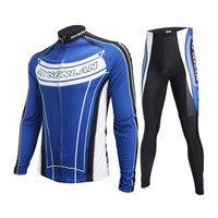 迈森兰 MYSENLAN 骑行服男秋冬抓绒自行车衣服保暖透气冬季山地车公路车衣服骑行裤 急速 极速套装 L