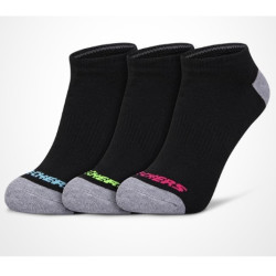SKECHERS 斯凯奇 SDSWF18Z912 女子时尚短袜  三对装 