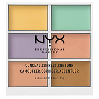 凑单品：NYX Professional Makeup 6色修容遮瑕盘 