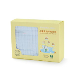 PurCotton 全棉时代 婴儿纱布浴巾 80*140cm *4件
