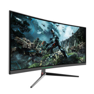 TITAN ARMY 泰坦军团 C30SK PLUS 29.5英寸 VA 曲面 FreeSync 显示器(2560×1080、100Hz、92%sRGB)