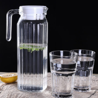 兴魅 家用凉水玻璃壶 条纹 1100ml