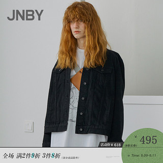 JNBY/江南布衣2019春新品简约休闲水洗长袖牛仔外套女5I1202910 *3件