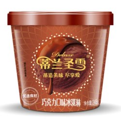 MENGNIU 蒙牛 蒂兰圣雪 巧克力口味 冰淇淋 245g
