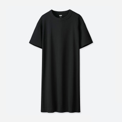 优衣库 UNIQLO 优衣库 414054 女士T恤式连衣裙