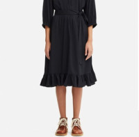 优衣库 UNIQLO 优衣库 417556 荷叶边半身裙