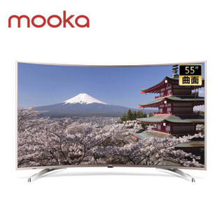 限上海：MOOKA 模卡  Q55M52 55英寸 4K超高清 曲面电视