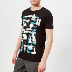 adidas 阿迪达斯 by kolor Graphic 男款涂鸦T恤