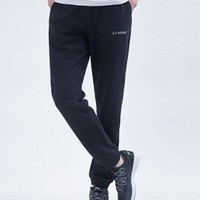 LI-NING 李宁 AKLN393 男士运动裤 (黑色、S)