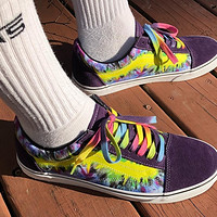 VANS 范斯 Tie Dye Old Skool 中性款运动鞋