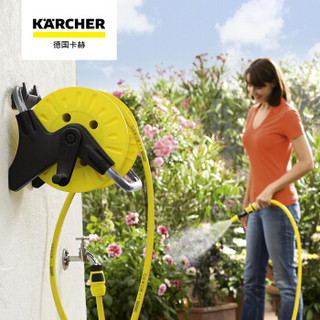 KÄRCHER 卡赫 karcher 高压洗车水枪泵家用洗车浇花水管车 庭院水枪 水管车软管HR25（15米）