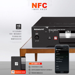 诺普声（Nobsound）PM6迷你音响组合 家用 蓝牙hifi音响 胆机功放机