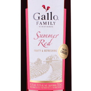 Gallo 嘉露 夏日红葡萄酒 750ml