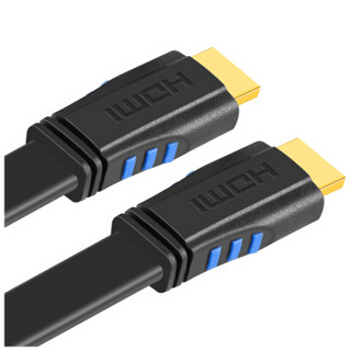 CE-LINK HDMI线2.0版 2k*4k数字高清线 3D视频线 笔记本电脑电视投影仪显示器连接线 扁线 黑色 0.5米 1842