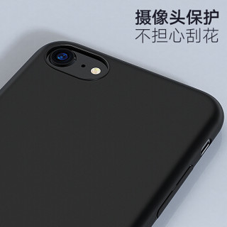 毕亚兹(BIAZE) 苹果6/6S手机壳 iPhone6/6S保护套 全包防摔磨砂外壳 质感磨砂系列 JK122-黑色