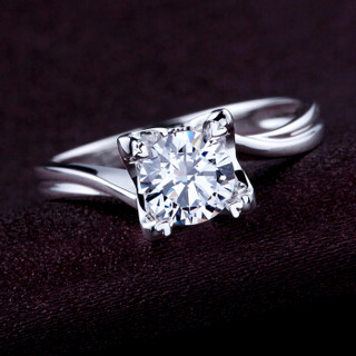 一搏千金（YBQJ）BG122 18K金50分IJ色求订结婚 钻石戒指 钻戒 钻石女戒