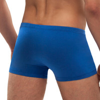 UM25 U莫系列男士低腰平角内裤轻薄莫代尔松紧包腰边 精灵蓝 180 UM23AD1 (蓝色、180、平角裤、莫代尔面料)