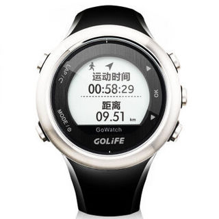 GOLiFE运动户外智能游泳跑步表运动男GPS心率多功能防水超薄电子手表 820i发丝银套装（含心率带）