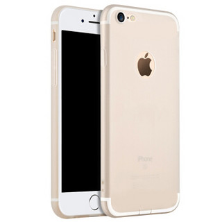 KEKLLE 苹果7手机壳手机套 iPhone7手机壳 硅胶磨砂防摔轻薄软壳男女款 4.7英寸 珍珠白