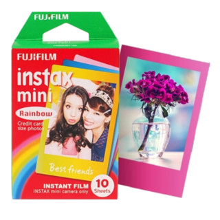 富士INSTAX 立拍立得 mini7s相机实用套餐(粉色)(含10张胶片)