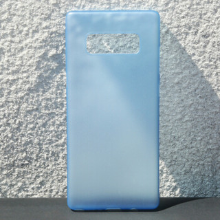 邦克仕（Benks）三星Note8手机壳 note8全包保护壳 纤薄简约保护壳 磨砂防指纹手机壳 透蓝色