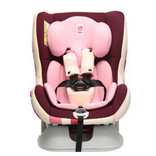 感恩ganen 宝宝汽车儿童安全座椅 发现者第三代 升级款粉色 适合0-18kg（约0-4岁）