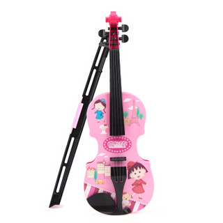 益米（YIMI）益智儿童吉他 仿真电动小提琴玩具早教益智玩具 粉NO.123