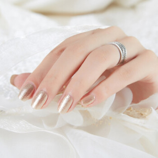 dili)进口可剥指甲油可撕美甲 无味健康持久快干土豪金香槟色细金kz06