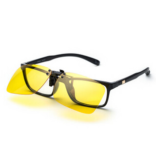 目戲（EYEPLAY）太阳镜夹片 宝岛眼镜男女款近视眼镜黄色偏光夜视司机开车驾驶镜 目戏JP1316-C3