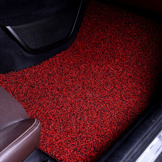 布雷什(BOLISH)汽车丝圈脚垫专车专用订制脚垫福克斯斯柯达君威起亚卡罗拉比亚迪ix35车垫厂家直发单片黑红