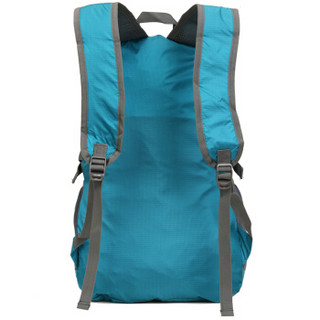 狼性 折叠男女双肩包轻量防水户外皮肤包大容量便携备用包袋旅游包LXS007蓝色