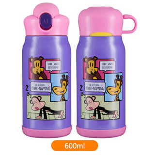 PAUL FRANK 大嘴猴 PFD020 304不锈钢保温杯 600ml 熏衣紫