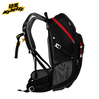 劲美（KIMLEE）大容量双肩包 徒步旅行运动户外登山包 男女旅游背包 KCB4111黑色