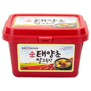 Sempio 膳府 传统太阳草500g/盒 韩式辣椒酱 泡菜年糕部队锅火锅烤肉 韩国进口