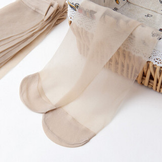 帕兰朵（PLANDOO）短丝袜子 对对袜水晶丝短袜薄款女士短丝袜20双装肤色 均码