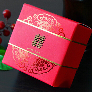 蚁伽 复古喜糖盒 喜糖盒子 婚礼喜糖盒中式喜糖盒 小号10个装