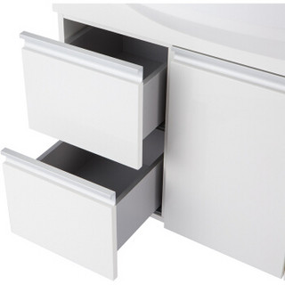 TOTO 东陶 浴室柜组合套装 LDKW903W 0.9米白色柜子+DL319C2龙头