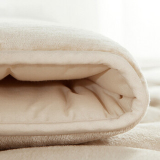 南极人（NanJiren）床褥 加厚法兰绒床垫 1.8米床双人榻榻米床上褥子垫被垫子 180*200cm