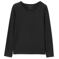 GIORDANO 佐丹奴 05327610 女装T恤 秋冬季薄款简约棉质打底衫女士圆领长袖T恤 05327610
