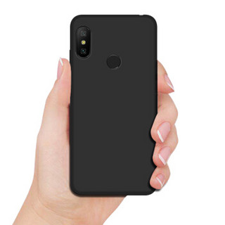KOLA 红米Note6手机壳 微砂硅胶防摔软壳保护套 黑色
