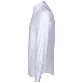 PRADA 普拉达 男士白底天棉质长袖衬衫 UCM897 1LQ1 F0076
