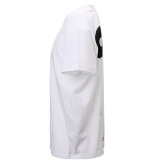 OFF WHITE 男士白色棉质做旧款短袖T恤 OMAA002F161850520188 M
