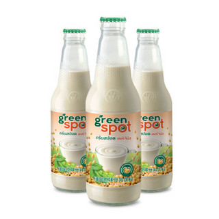 泰国进口豆奶 进口豆乳 绿宝（green spot）原味300ml*7瓶装礼盒装