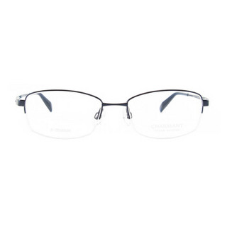 CHARMANT夏蒙 眼镜框男款半框β钛眼镜架近视配镜光学镜架CH10336 NV 54mm 蓝色