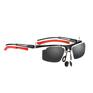 索西克 SOXICK 墨镜男运动偏光太阳镜自营 驾驶镜眼镜3618-1 红色