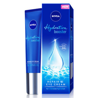 妮维雅(NIVEA)肌源水弹保湿修护眼霜15ml(眼霜女 抗皱眼霜 保湿修护 朱正廷力荐)