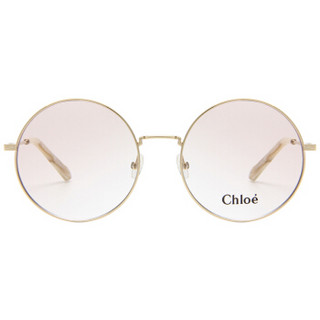 CHLOE 蔻依 女款金色镜框金色镜腿光学眼镜架眼镜框CE2145 717 57mm