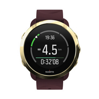 颂拓(SUUNTO)智能手表SUUNTO 3 FITNESS 风度3 心率 监测 跑步 游泳 来电提醒 睡眠监测典雅紫